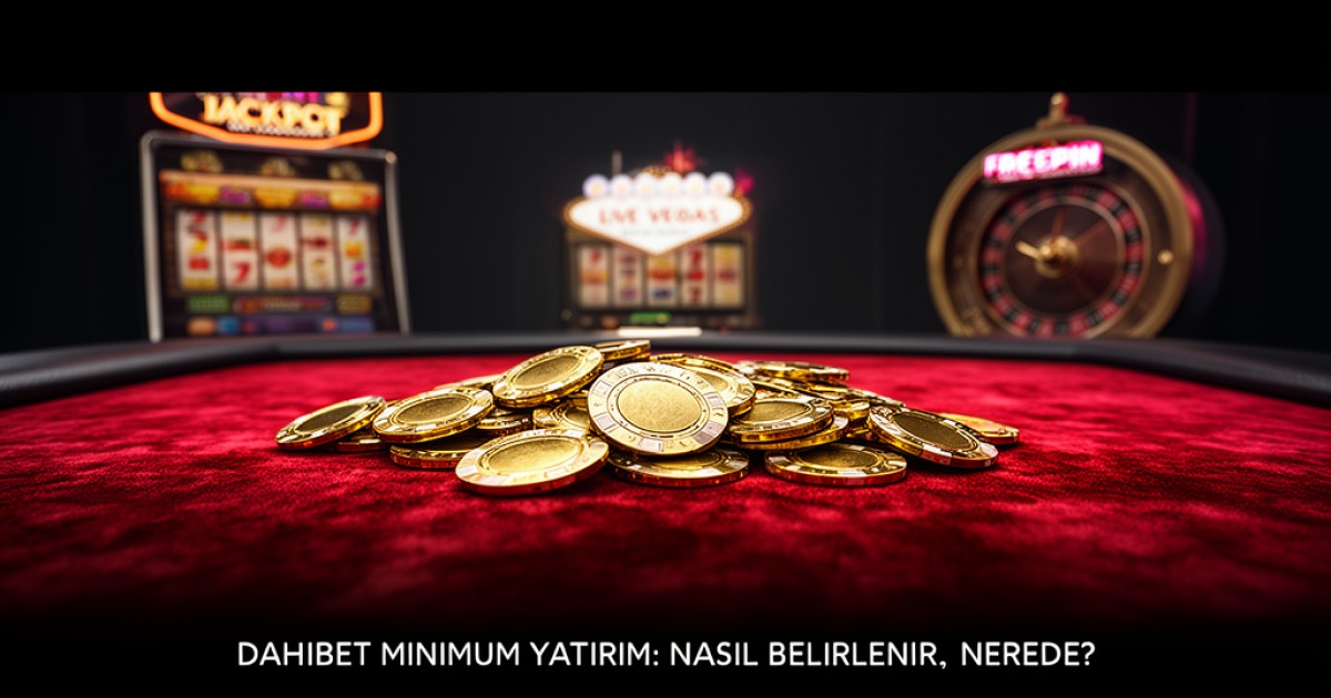 Dahibet Minimum Yatırım: Nasıl Belirlenir, Nerede?